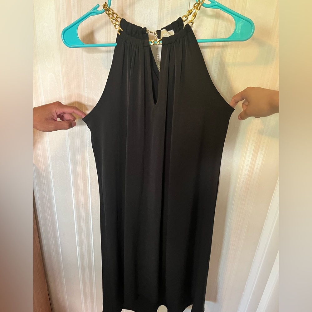 Black Chain Michael Kors Dress Small